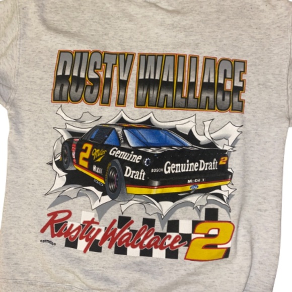 Rare Rusty Wallace NASCAR Sweatshirt - Picture 3 of 3